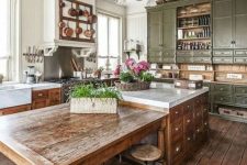 a cozy rustic kitchen design
