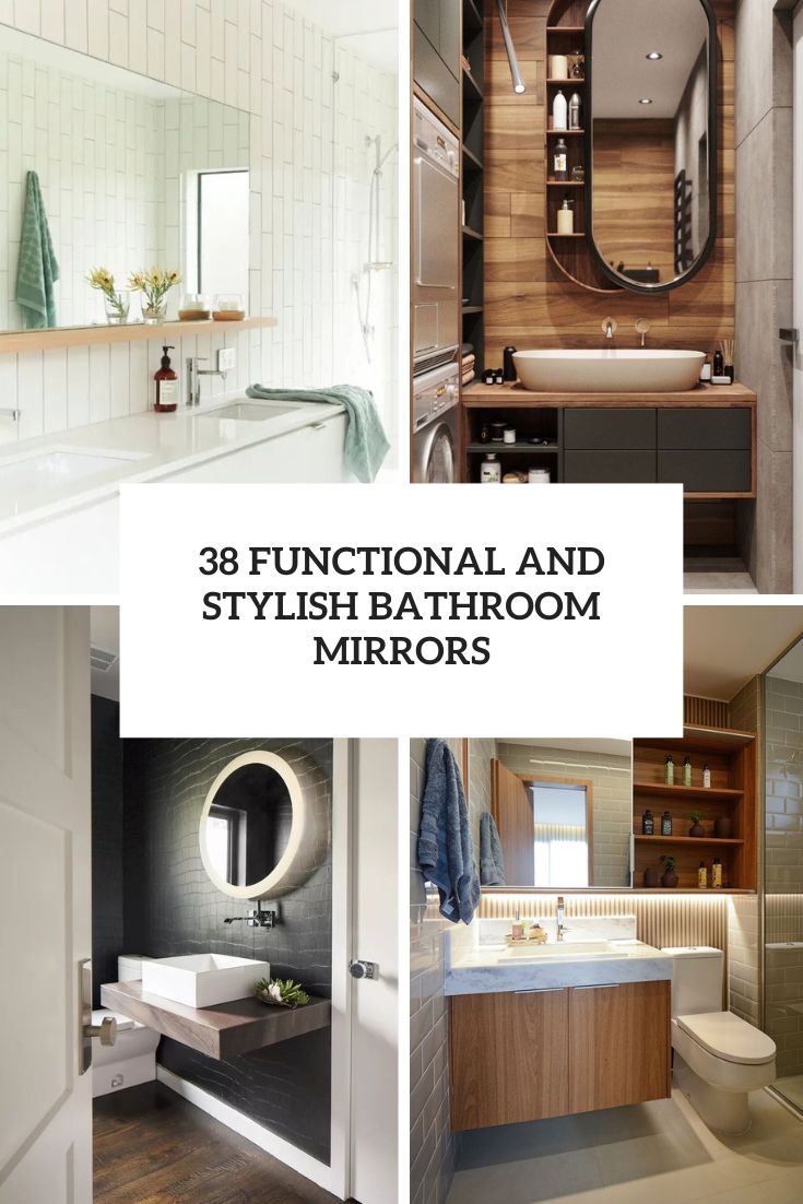 functional and stylish bathroom mirrors