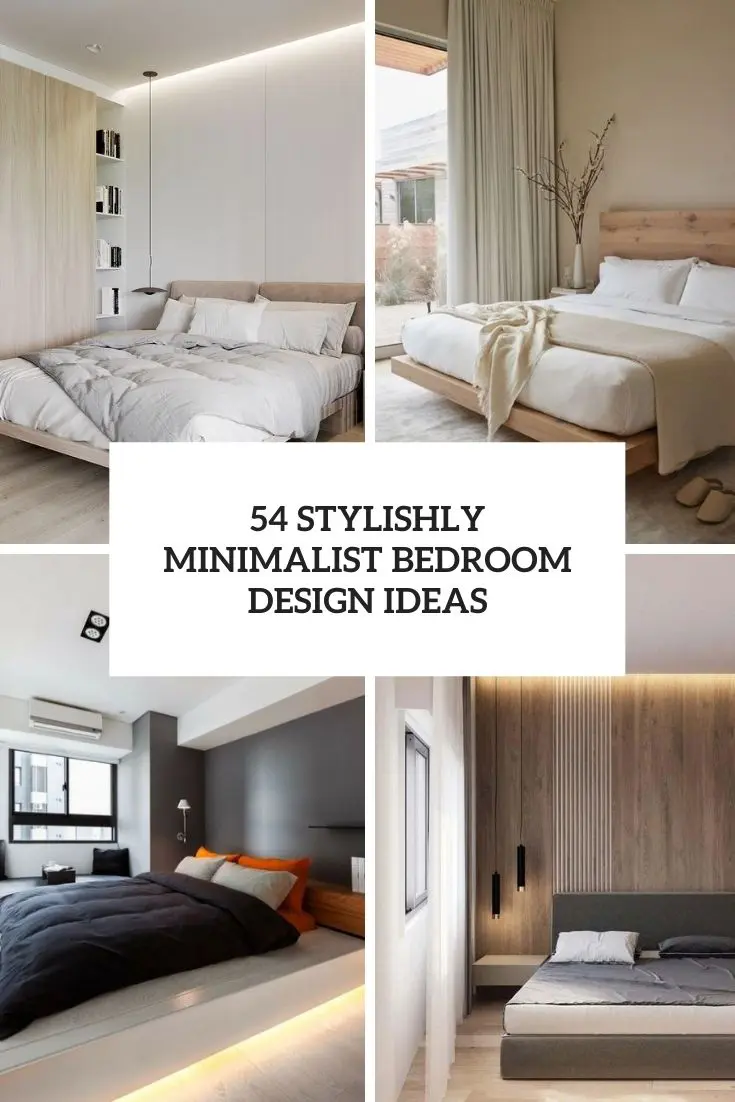 stylishly minimalist bedroom design ideas