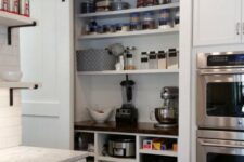 a practical built-in pantry