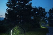 a light wheel placed in your garden will give it an ultra-modern and edgy feel and will give enough light for anything