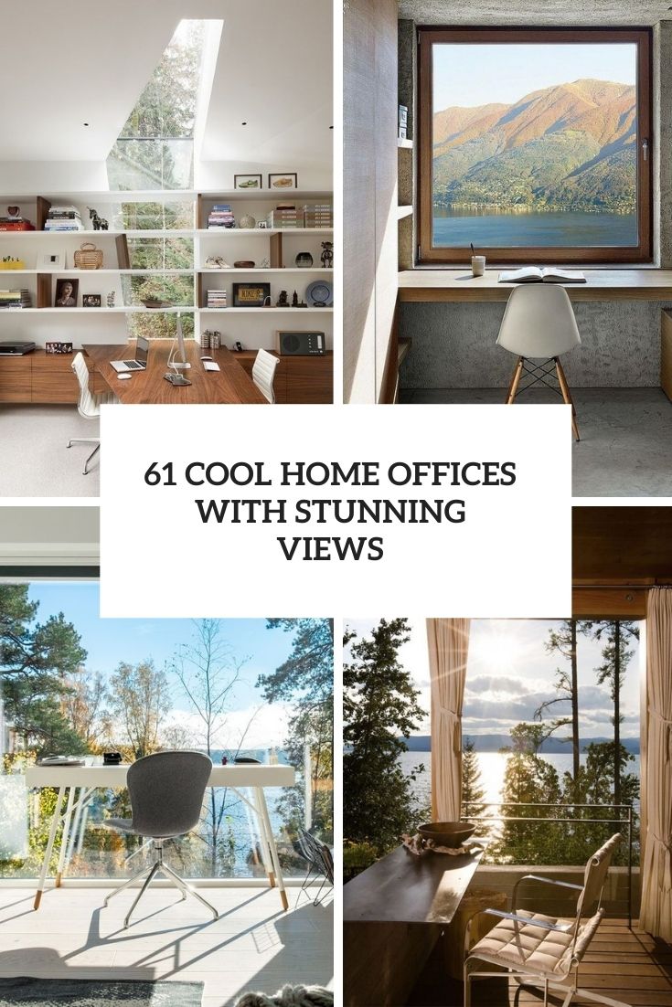 cool home offices with stunning views
