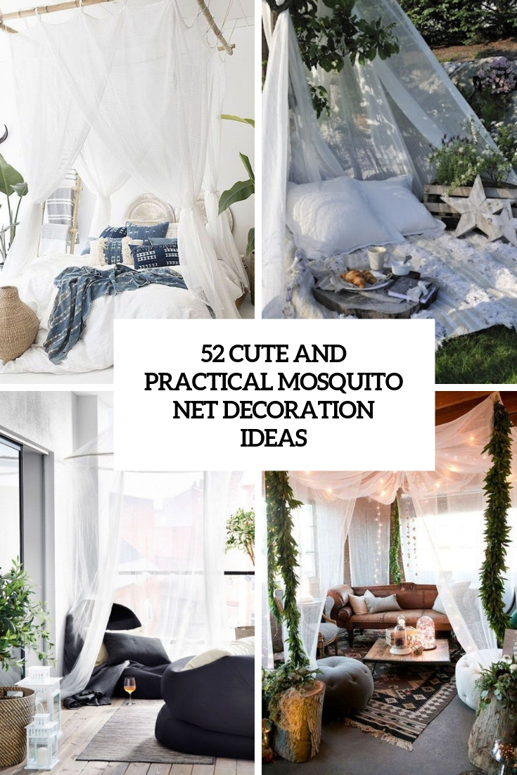 cute and practical mosquito net decoration ideas