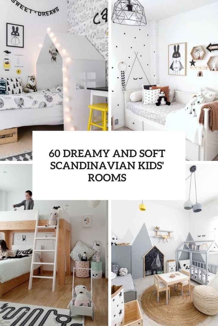 dreamy and soft scandinavian kids' rooms