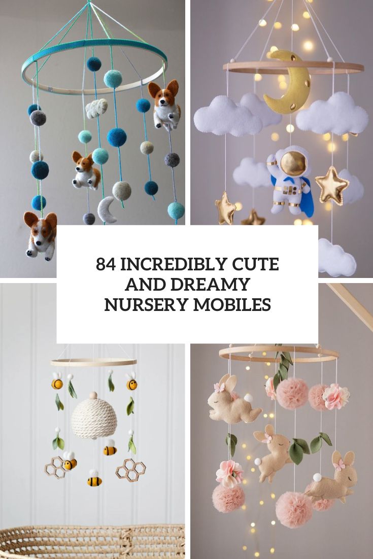 incredibly cute and dreamy nursery mobiles