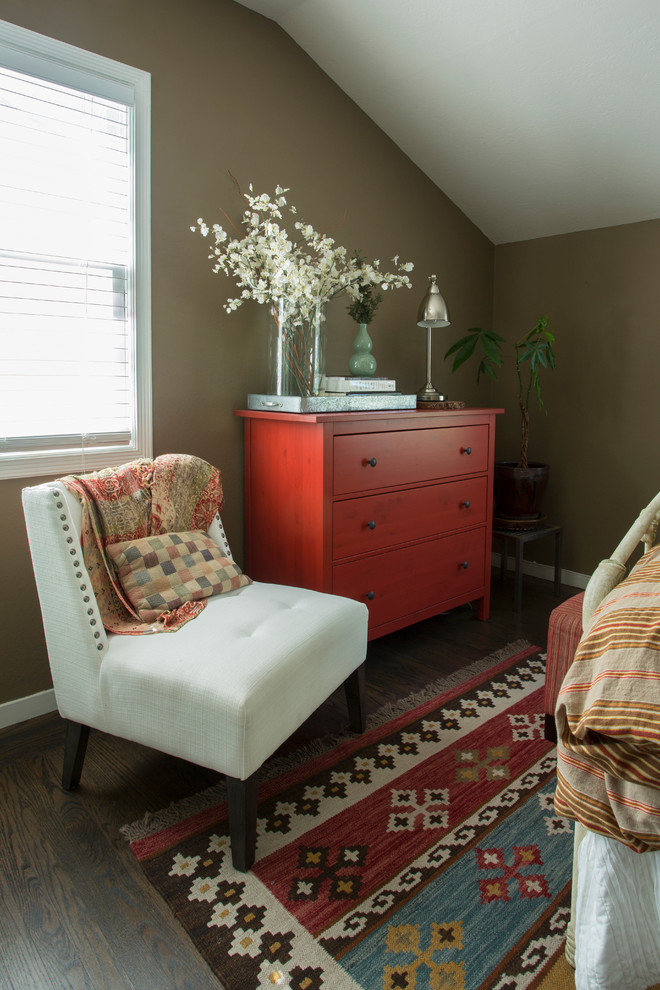 Red IKEA Hemnes dresser would add a splash of color to any room. (Margot Hartford Photography)