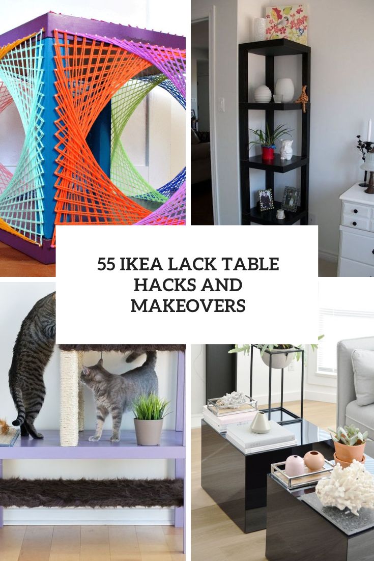 ikea lack table hacks and makeovers