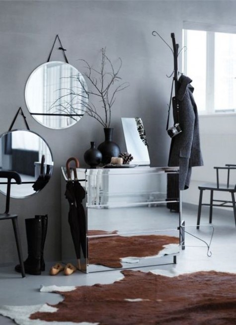 a mirror IKEA Malm hack is a stylish modern idea, pair it with several mirrors for a brighter look