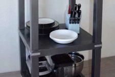 a compact kitchen island hack
