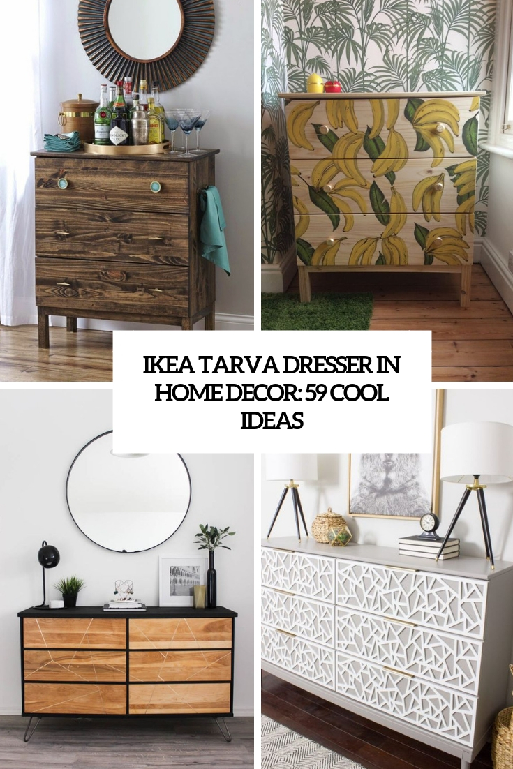IKEA Tarva Dresser In Home Décor: 59 Cool Ideas