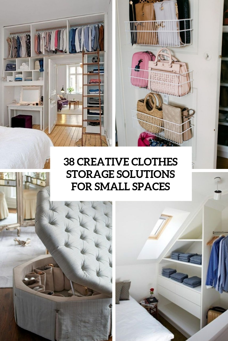 creative clothes storage solutions for small spaces