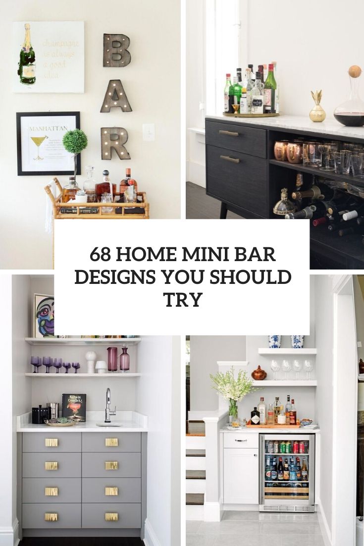 home mini bar designs you should try