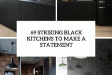 69 striking black kitchens to make a statement cover