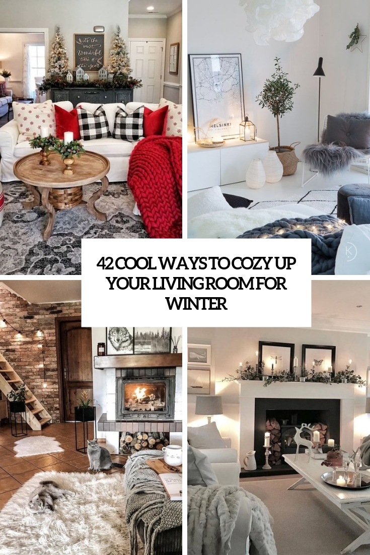 cool ways to cozy up your living room for winter