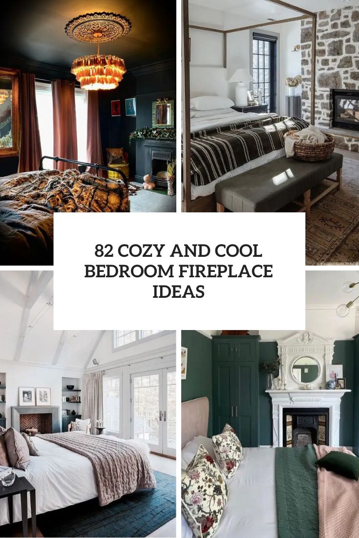 Cozy And Cool Bedroom Fireplace Ideas