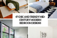 47 chic and trendy mid-century modern bedroom designs cover