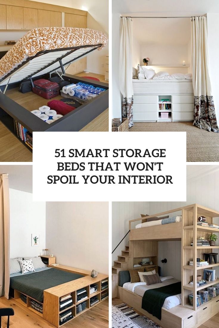 51 Smart Beds With Storage Space