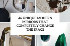 46 unique modern mirrors that completely change the space cover