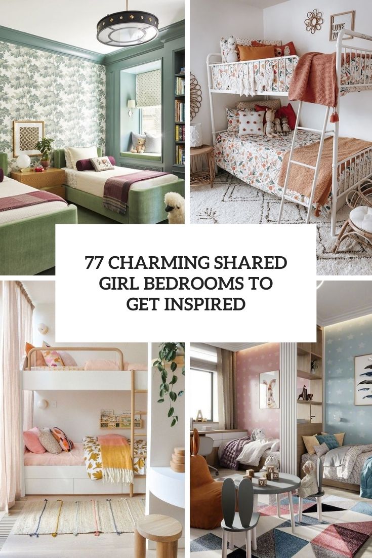charming shared girl bedrooms to get inspired