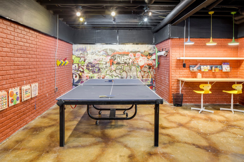 ping pong is a perfect game for a basement without any wind