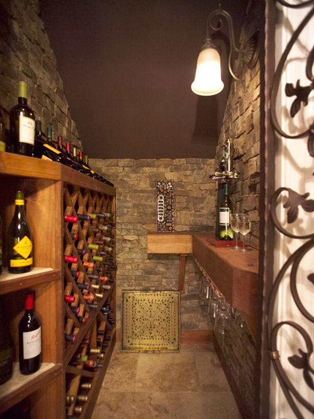 A wine cellar could be right under the stairs.