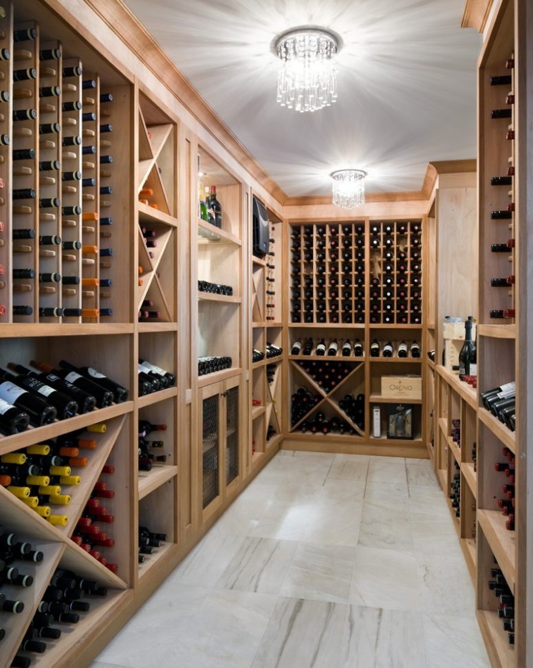 Basements are often used as wine cellars thanks to their climate.  (Barroso Homes)