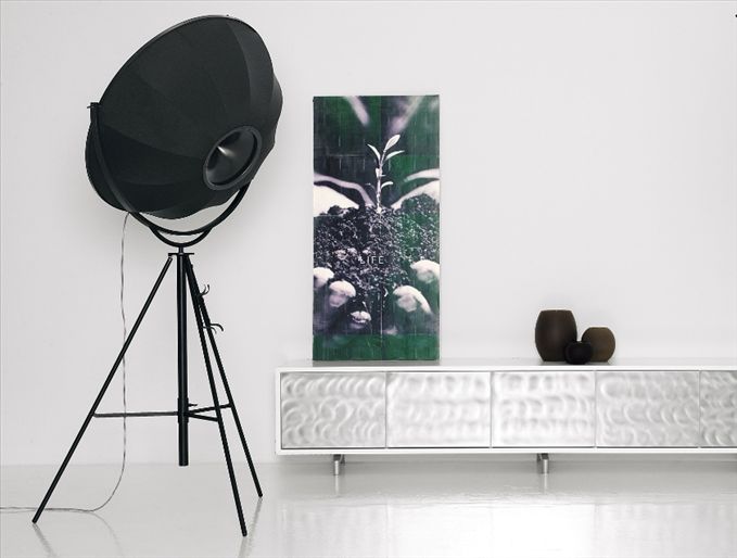 Fortuny floor lamp is modern and timeless piece inspired by the lights of 1907