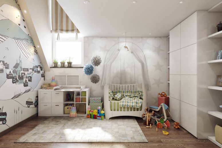 Peaceful Boy’s Room Design In Neutral Shades