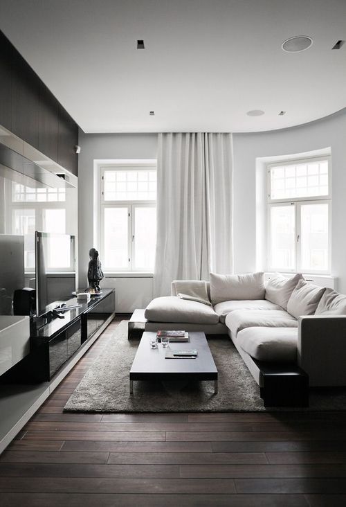 10 modern dark oak laminate floors here make the minimalist living room looks cozy