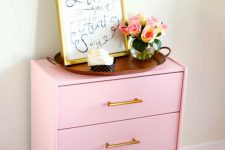 11 glam pink Rast hack for a living room