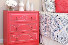 12 clever hack with coral paint and crystal nailhead trim
