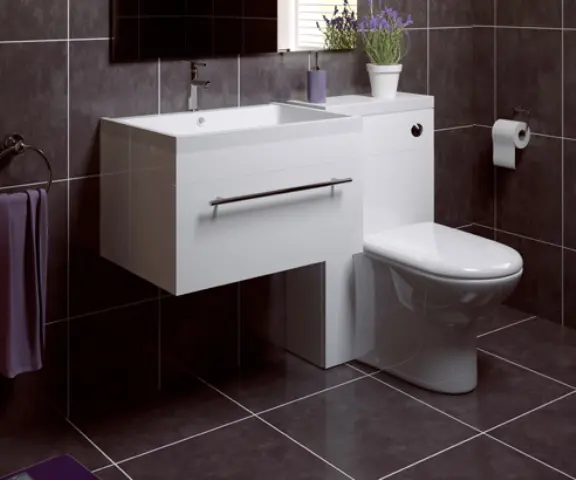 20 modern sink, toilet and storage drawer combo