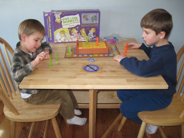 Norden Gateleg table can act as a play table for your kids
