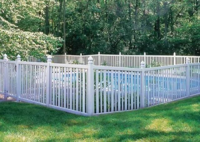 30 white picket fence