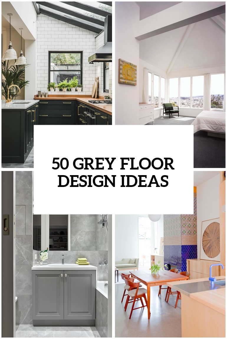 50 Grey Floor Design Ideas That Fit Any Room
