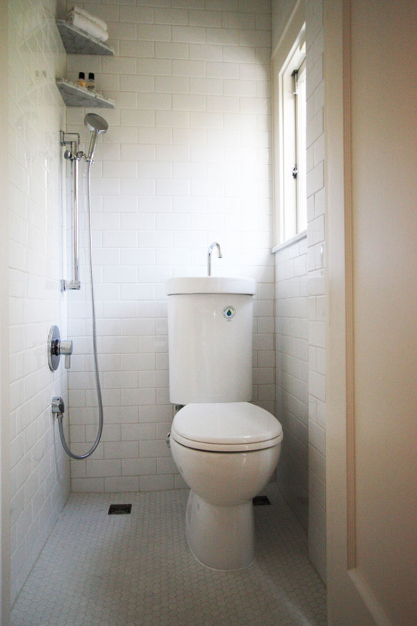 A toilet sink combo is a must have for a nine square feet bathroom where you also need to install a shower.