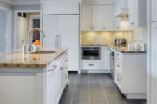 02 modern kitchen with grey floor tiles