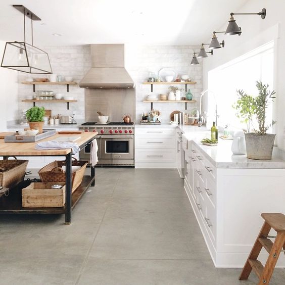 concrete floors are durable, easy to install and budget-ffriendly