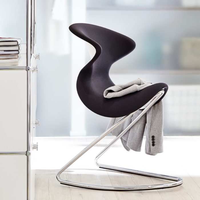 This chair can perfectly work not only in home space but also in modern offices