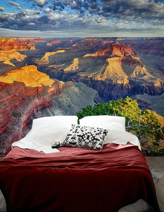 sleep in Grand Canyon with this incredible large scale mural
