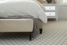 13 Marrakech carpet floor to highlight the bedroom decor and reduce the sound level
