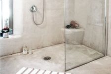 13 you can even go for an all-concrete bathroom for a modern feel