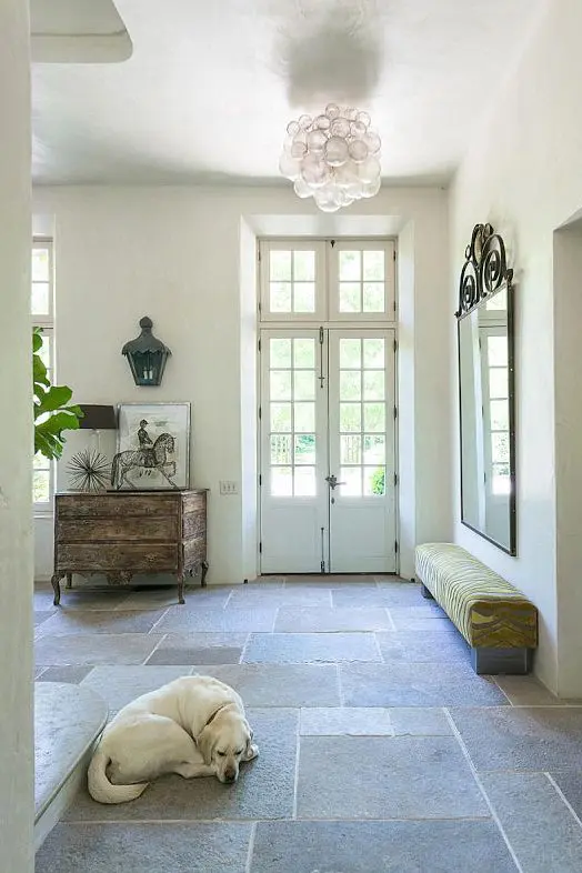 stone entryway floors are a durable and strike-resistant choice