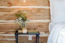 17 warm textural wood for a rustic bedroom