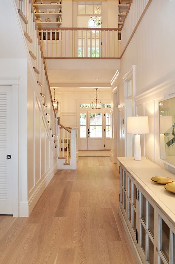 white oak floors for a hallway will demand more often cleaning