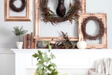 framed wreaths