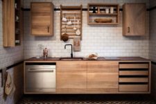 22 modern wall-mounted kitchen cabinets make your space look airy