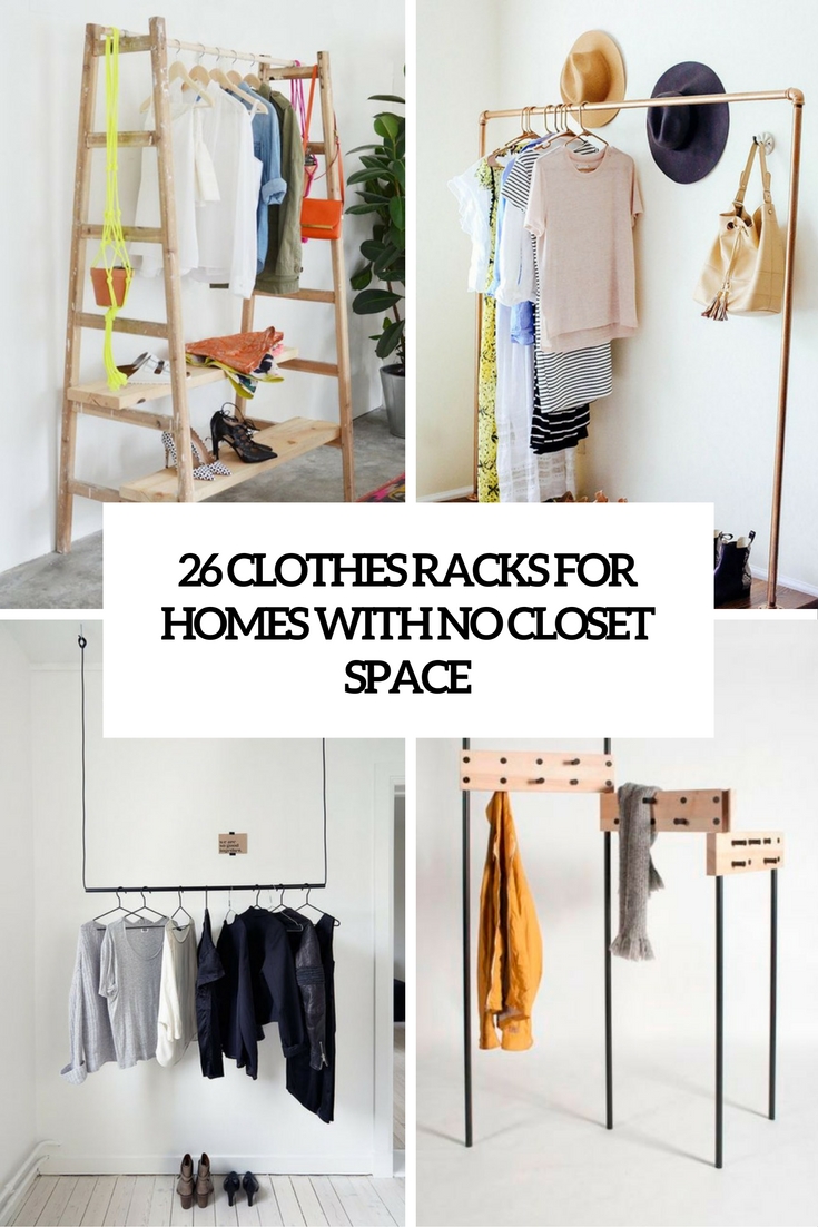 26 Clothes Racks For Homes With No Closet Space