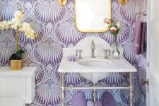 27 make a small space pop with a bold patterned wall