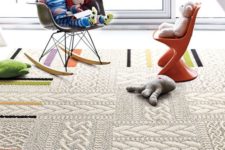 28 sweater-pattern thick carpet flooring to make a kid’s room cozier
